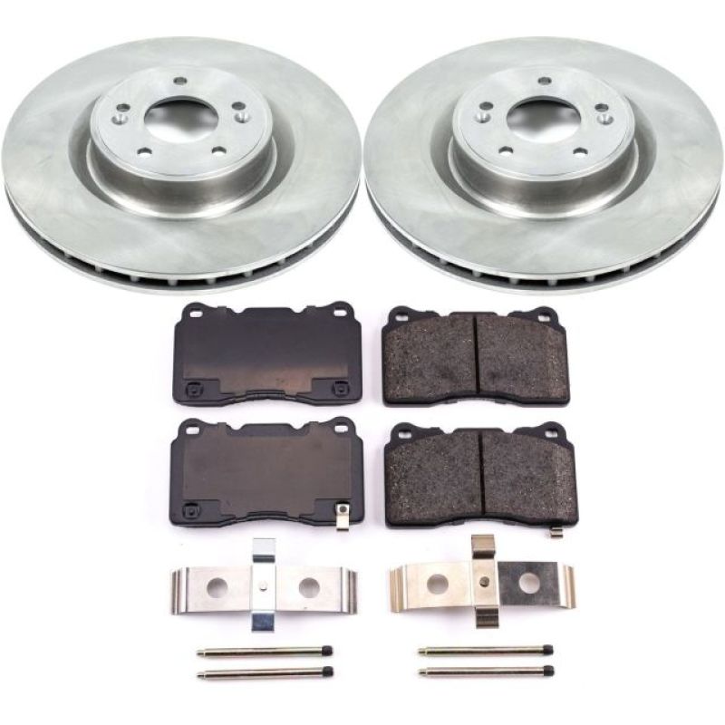 PSB Autospecialty Kit - Power Stop 10-16 Hyundai Genesis Coupe Front Autospecialty Brake Kit