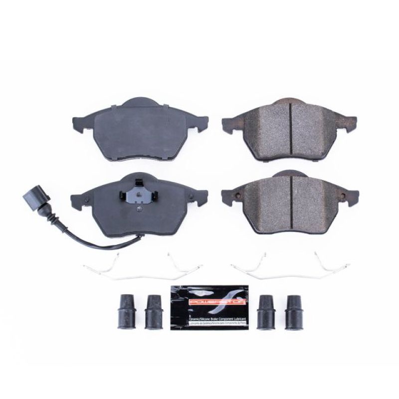 PSB Z23 Evolution Brake Pads - Power Stop 00-06 Audi TT Front Z23 Evolution Sport Brake Pads w/Hardware