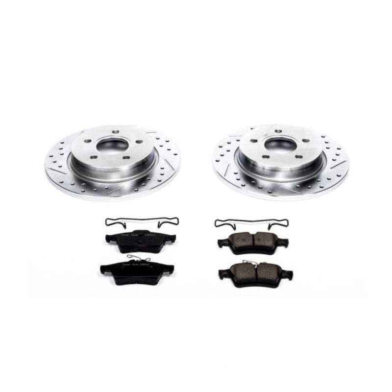 PSB Z23 Evolution Kit - Power Stop 12-18 Ford Focus Rear Z23 Evolution Sport Brake Kit