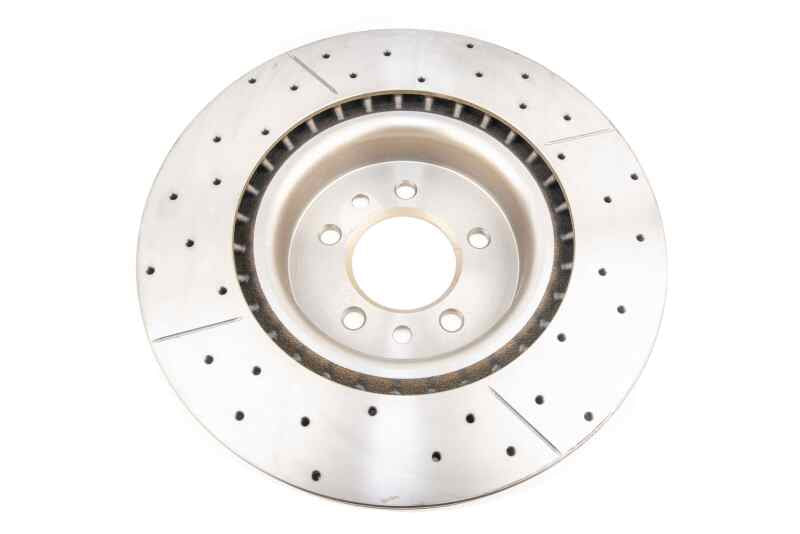 DBA Street Slot&Drill Rotors - DBA 14-15 Land Rover Range Rover (w/o Brembo Brakes) Front Drilled & Slotted Street Series Rotor