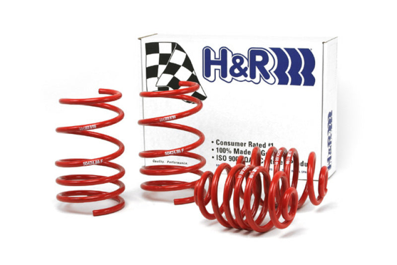HR Race Springs - H&R 92-98 BMW 325i/325is/328i/328is E36 Race Spring (After 6/22/92 & Non Cabrio)