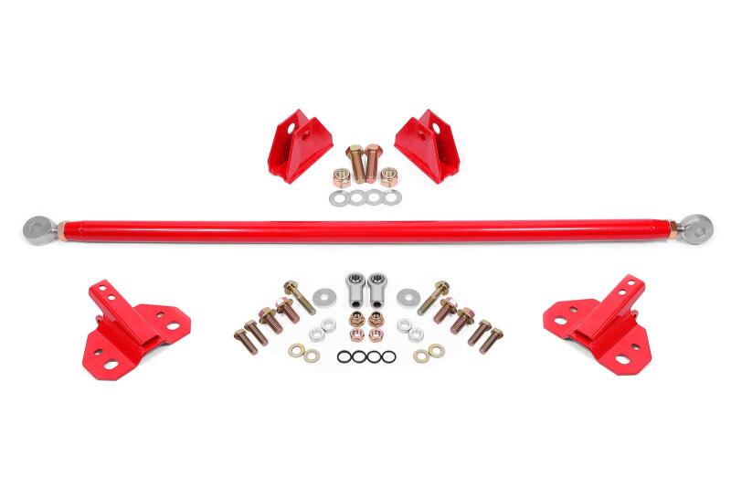 BMR Shock Mounts - BMR 15-23 Ford S550 Mustang Shock Mount Kit - Red