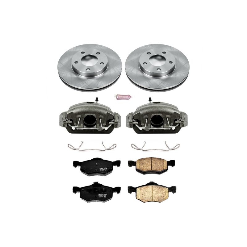 PSB Autospecialty Kit w/Cals - Power Stop 01-07 Ford Escape Front Autospecialty Brake Kit w/Calipers