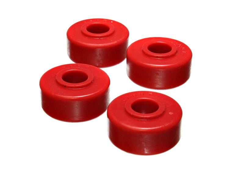 ES Strut Bushings - Red - Energy Suspension 79-93 Dodge D-50 2WD / 87-96 Mitsubishi 2WD PU Red Front Strut Rod Bushing Set