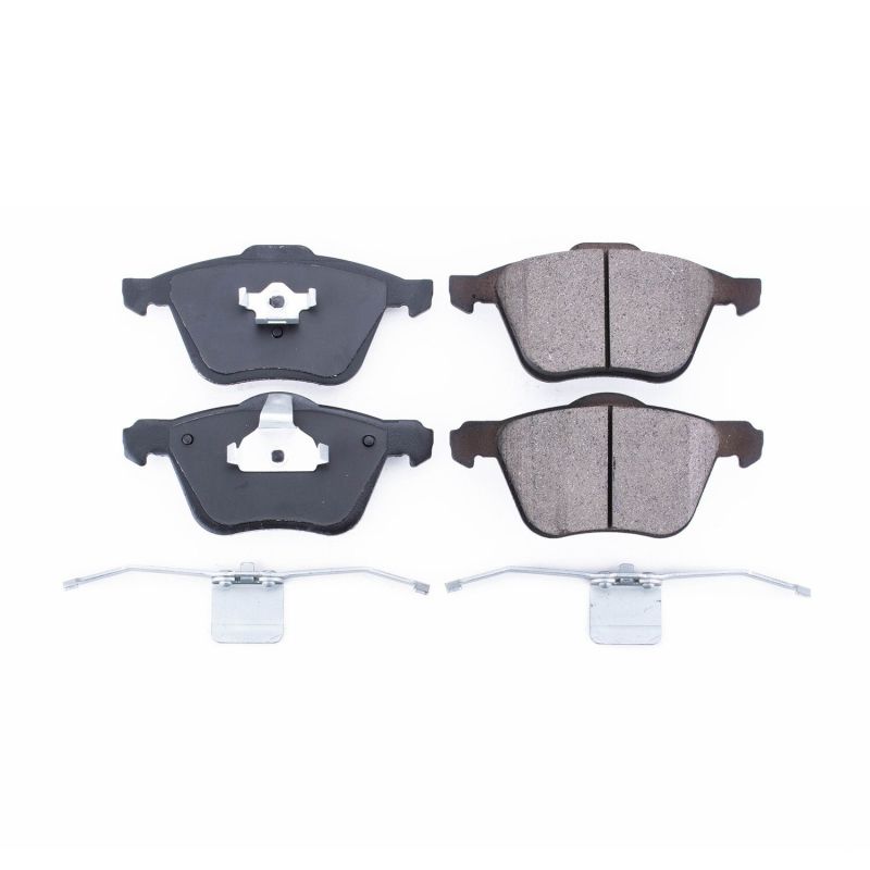 PSB Z17 Evolution Brake Pads - Power Stop 08-09 Volvo S60 Front Z17 Evolution Ceramic Brake Pads w/Hardware