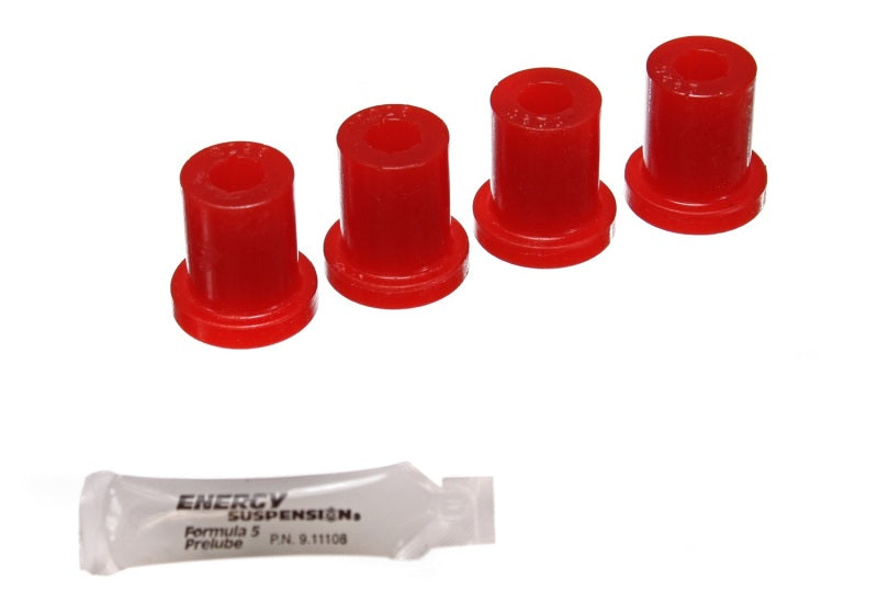 ES Spring/Shackle Bush - Red - Energy Suspension Aftermarket Shackle Set - Red