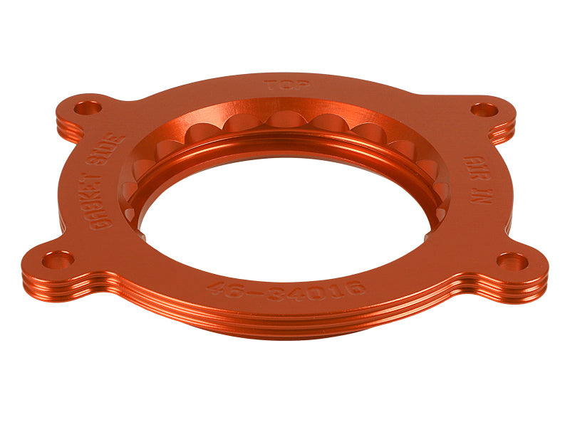 AFE Silver Bullet TBS - aFe Silver Bullet Throttle Body Spacer GM Trucks 1500 14-19 V8-6.2L