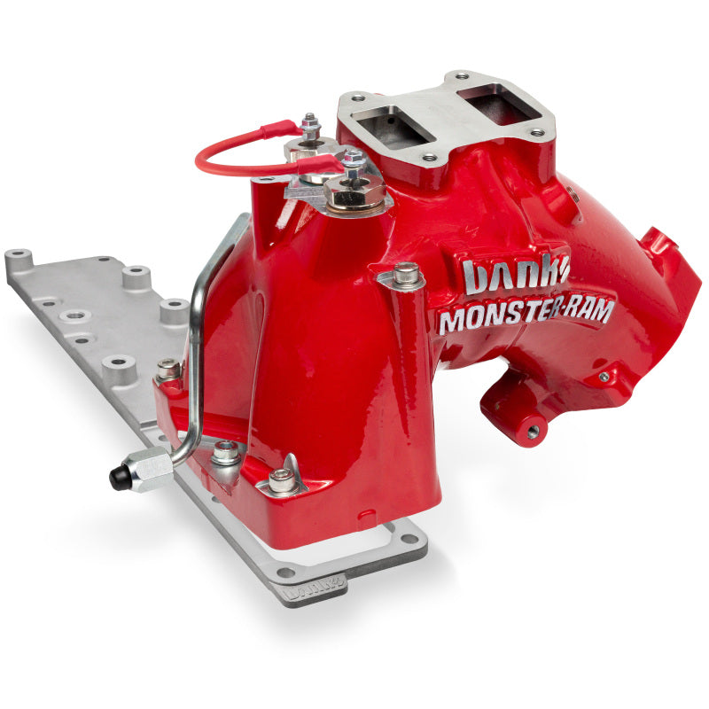 GBE Monster-Ram Intake - Banks Power 13-18 Ram 6.7L Diesel Monster-Ram Intake System Gen-2 w/Fuel Line - Red w/Heater System