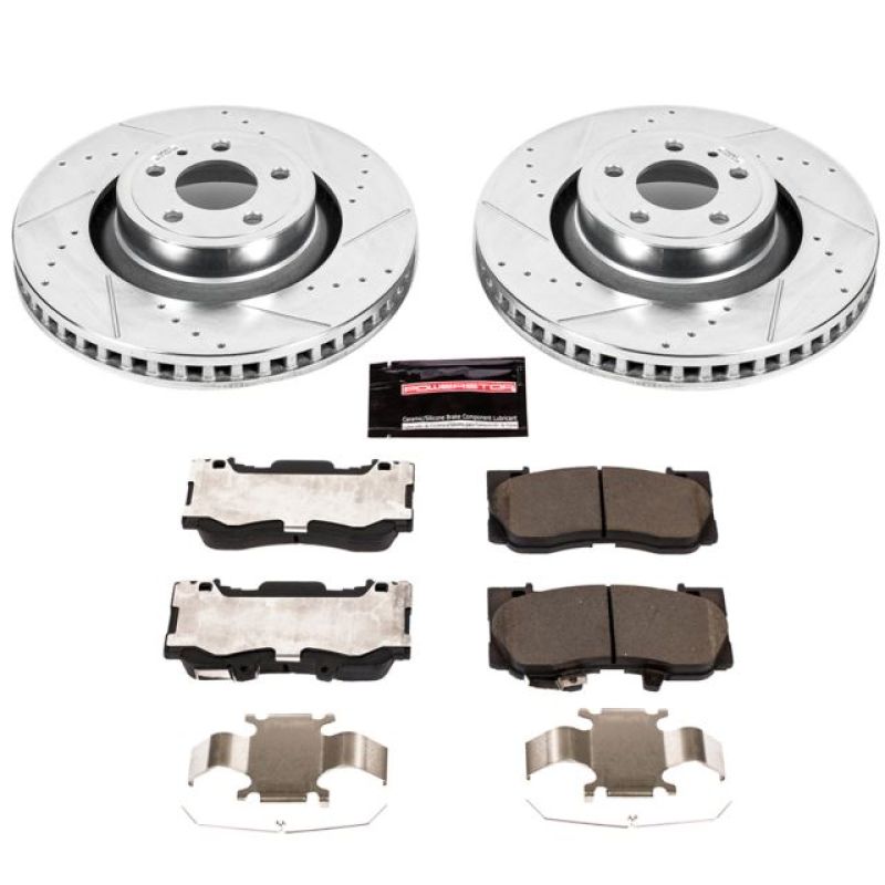 PSB Z23 Evolution Kit - Power Stop 15-19 Ford Mustang Front Z23 Evolution Sport Brake Kit