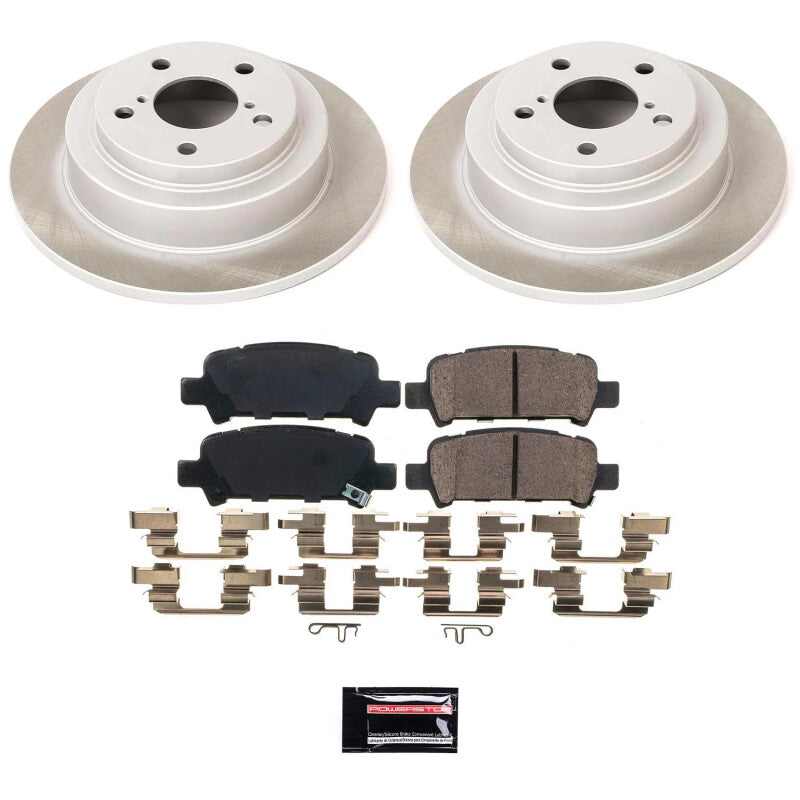 PSB Semi-Coated Rotor Kits - Power Stop 98-03 Subaru Impreza Rear Semi-Coated Rotor Kit