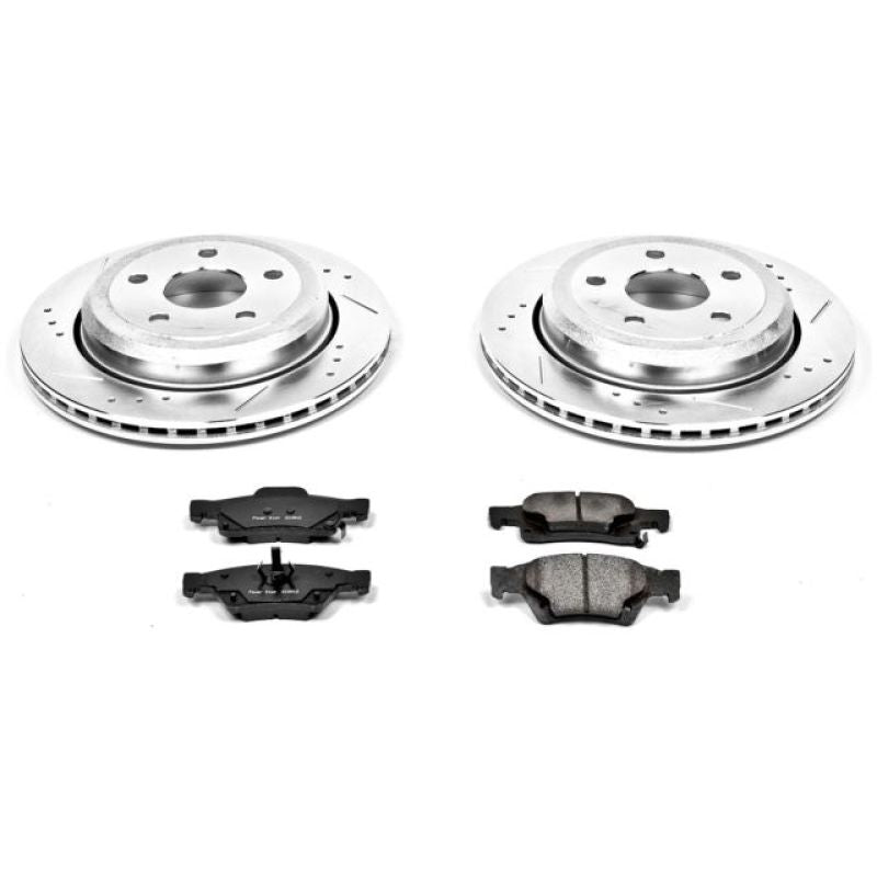 PSB Z23 Evolution Kit - Power Stop 11-19 Dodge Durango Rear Z23 Evolution Sport Brake Kit