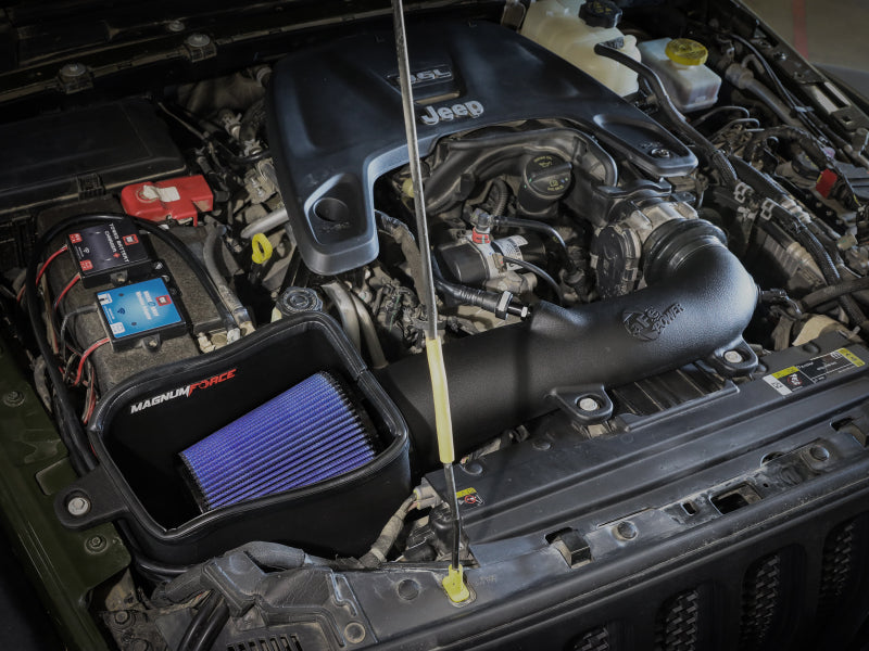 AFE Magnum FORCE Stage-2 Cold Air Intakes - aFe Magnum FORCE Stage-2 Pro 5R Cold Air Intake System Jeep Wrangler (JL) 18-23 V6-3.6L