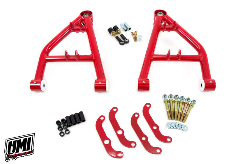 UMI Lower Control Arms - UMI Performance 64-72 GM A-Body Tubular Lower Front A-Arms Corner Max Tall Ball Joint