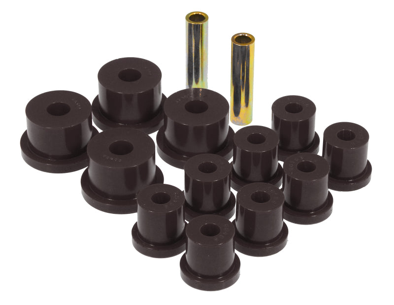 PRO Spring/Shackle Bush- Blk - Prothane 64-65 Ford Mustang Rear Spring & 9/16in Shackle Bushings - Black