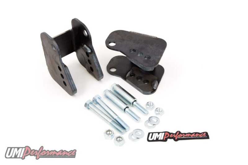 UMI Control Arm Mounts - UMI Performance 82-02 GM F-Body Lower Control Arm Relocation Brackets Weld-In