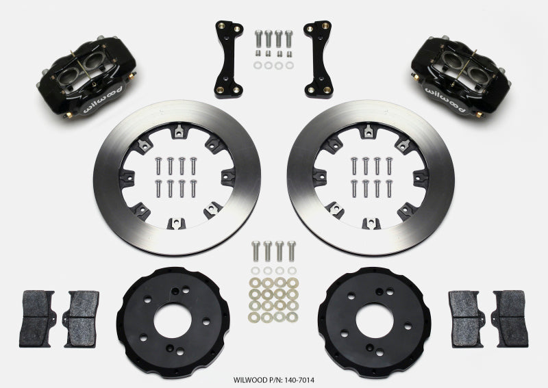 WIL Dynalite Brake Kit - Wilwood Forged Dynalite Front Hat Kit 12.19in 02-06 Acura RSX-5 Lug