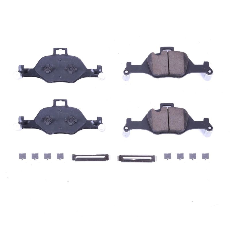 PSB Z17 Evolution Brake Pads - Power Stop 18-19 BMW 530e Front Z17 Evolution Ceramic Brake Pads w/Hardware