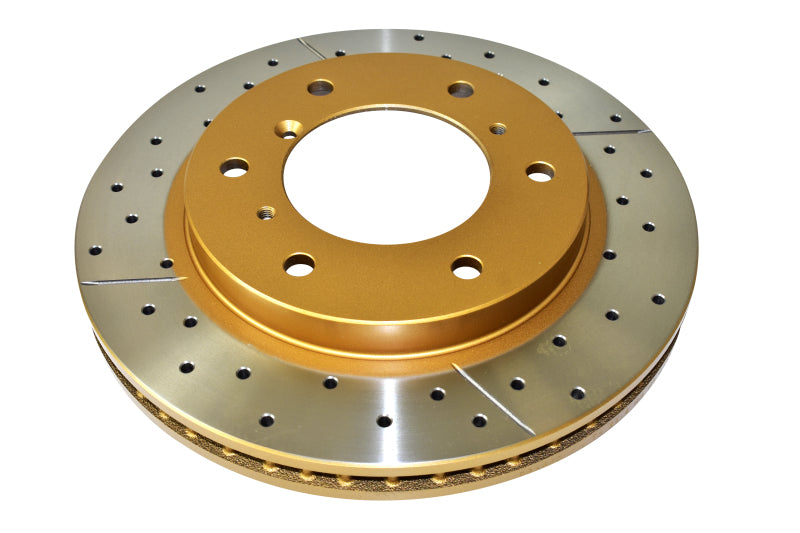 DBA Street Slot&Drill Rotors - DBA 15-18 Subaru Legacy 2.5i Front Drilled & Slotted Street Series Rotor