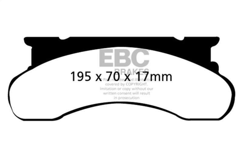 EBC Ultimax2 Brake Pad Sets - EBC 77-91 Ford Econoline E250 4.6 Ultimax2 Front Brake Pads