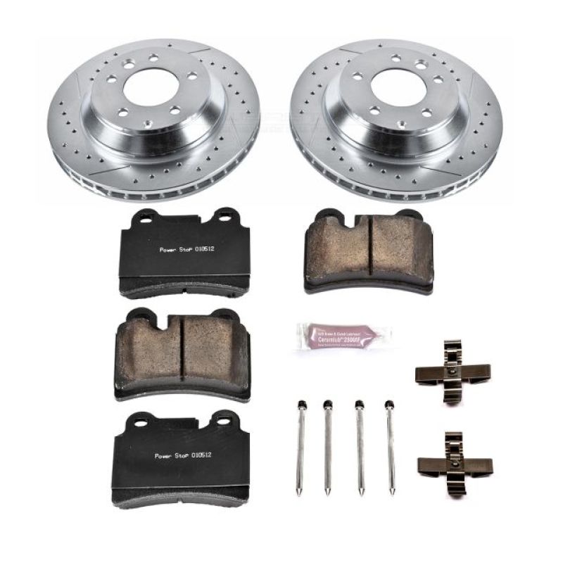 PSB Z23 Evolution Kit - Power Stop 2006 Volkswagen Touareg Rear Z23 Evolution Sport Brake Kit