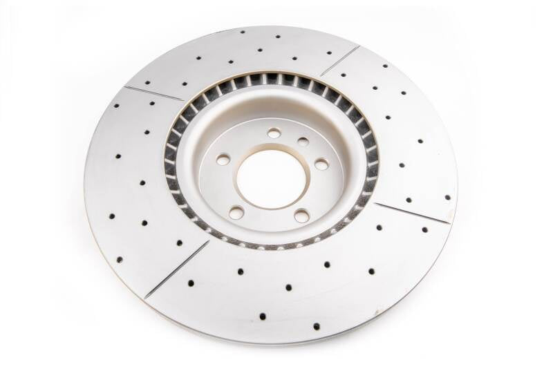DBA Street Slot&Drill Rotors - DBA 13-18 Land Rover Range Rover (w/Brembo Brakes) Front Drilled & Slotted Street Series Rotor