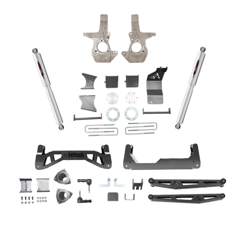 BT Lift Kit w Shocks - Belltech 07-16 Chevrolet Silverado / GMC Sierra 1500 4WD 7-9in Suspension Lift Kit w/ Shocks
