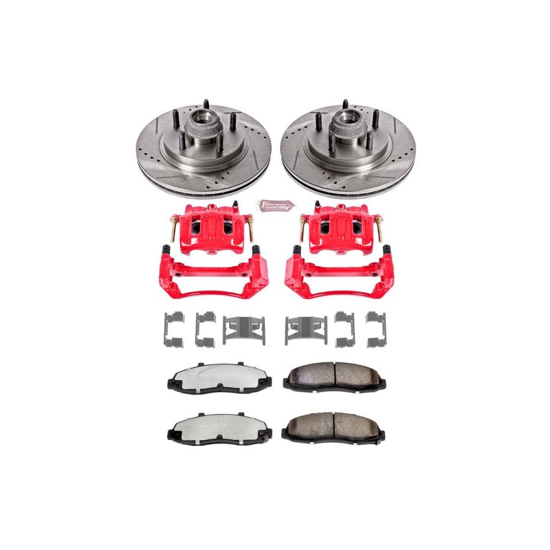 PSB Z36 Truck & Tow Kit - Power Stop 2003 Ford F-150 Front Z36 Truck & Tow Kit w/Cals