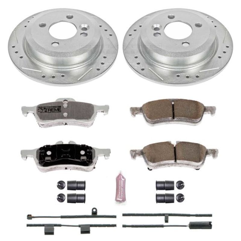 PSB Z26 Street Warrior Kit - Power Stop 02-06 Mini Cooper Rear Z26 Street Warrior Brake Kit