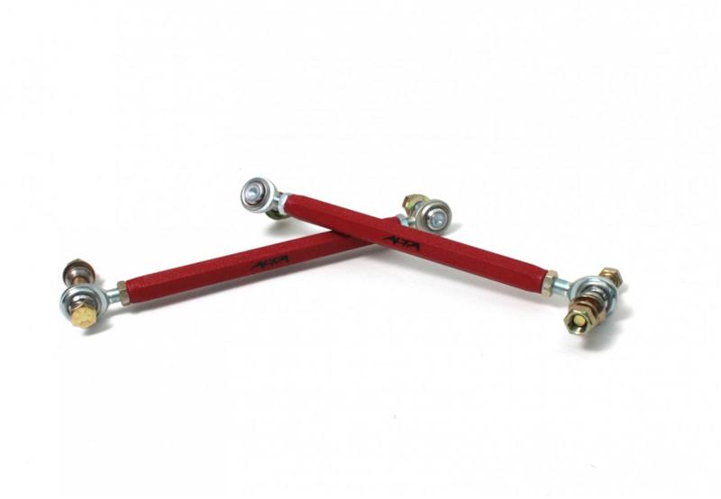 PA Alta End Links - ALTA 02-12 Mini Cooper/S/JCW (Incl. 05-12 Convertible) & 09-12 Clubman Rear Endlinks Adj. Pair - Red
