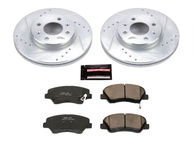 PSB Z23 Evolution Kit - Power Stop 12-18 Hyundai Accent Front Z23 Evolution Sport Brake Kit