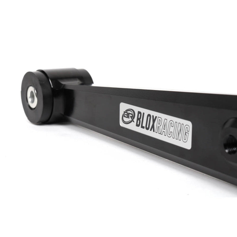 BX Lower Control Arms - BLOX Racing V2 Billet Rear Lower Control Arms Poly Bushings 96-00 Honda Civic - Black
