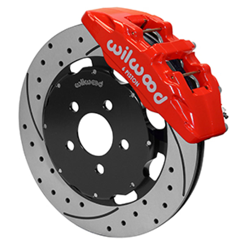 WIL Dynapro Brake Kit - Wilwood 03-05 Dodge Neon SRT-4 Forged Dynapro 6 Big Brake Front Brake Kit 12.19 - Red