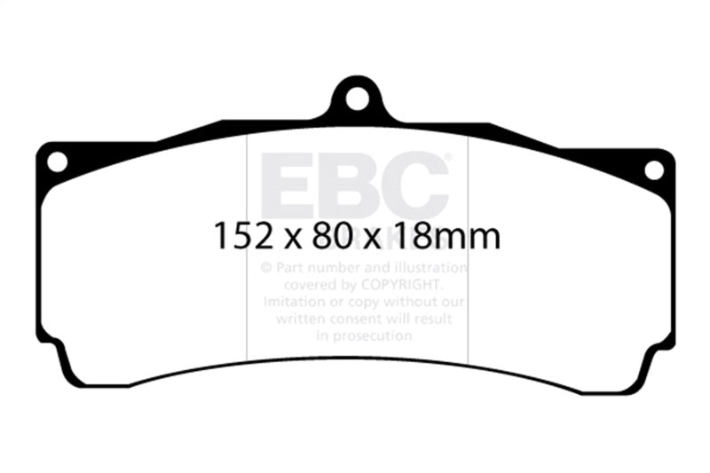 EBC Bluestuff Brake Pad Sets - EBC Brakes Bluestuff Street and Track Day Brake Pads