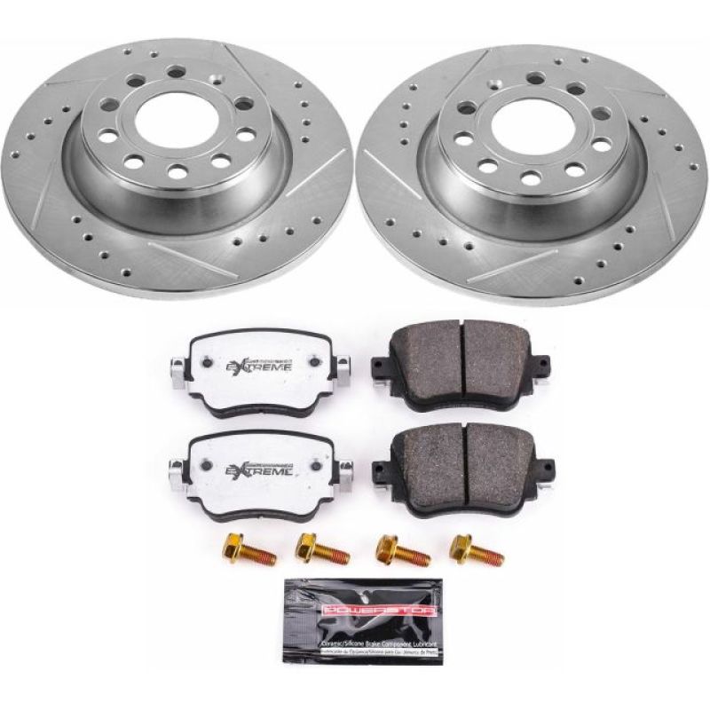 PSB Z26 Street Warrior Kit - Power Stop 16-18 Audi Q3 Rear Z26 Street Warrior Brake Kit