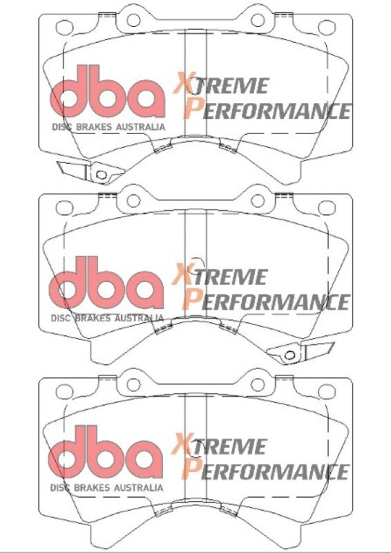 DBA XP650 Brake Pads - DBA 2015 Toyota Tundra XP650 Front Brake Pads