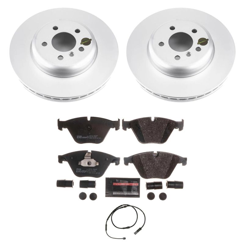 PSB Euro-Stop Kit - Power Stop 14-16 BMW 535d Front Euro-Stop Brake Kit