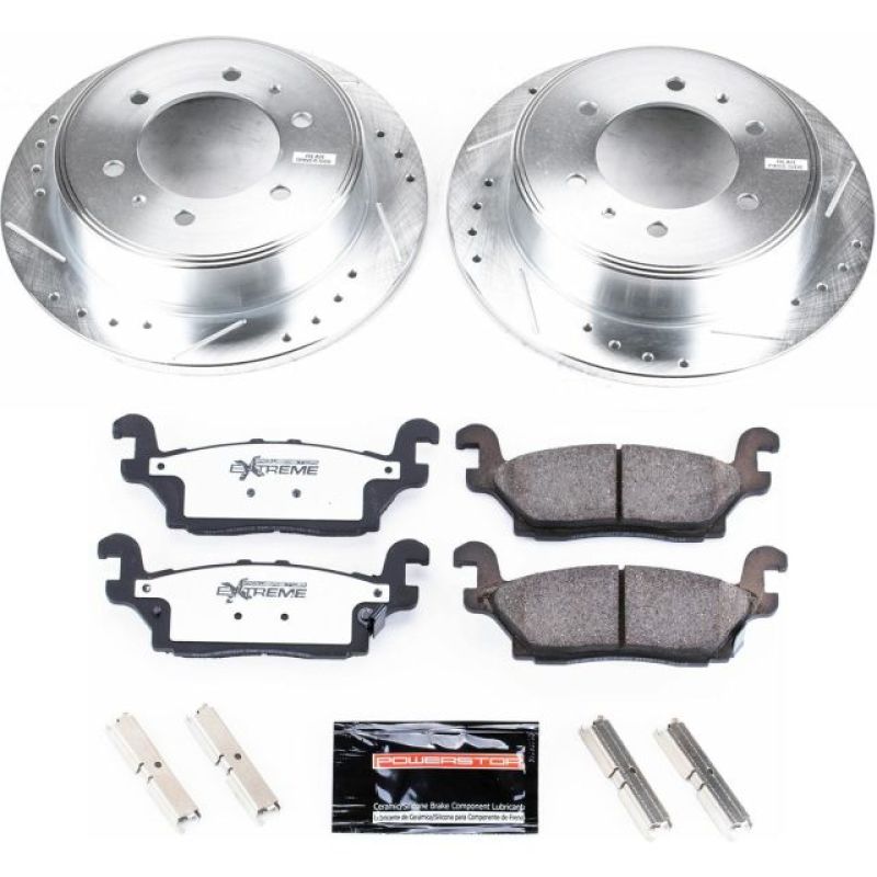 PSB Z36 Truck & Tow Kit - Power Stop 06-10 Hummer H3 Rear Z36 Truck & Tow Brake Kit