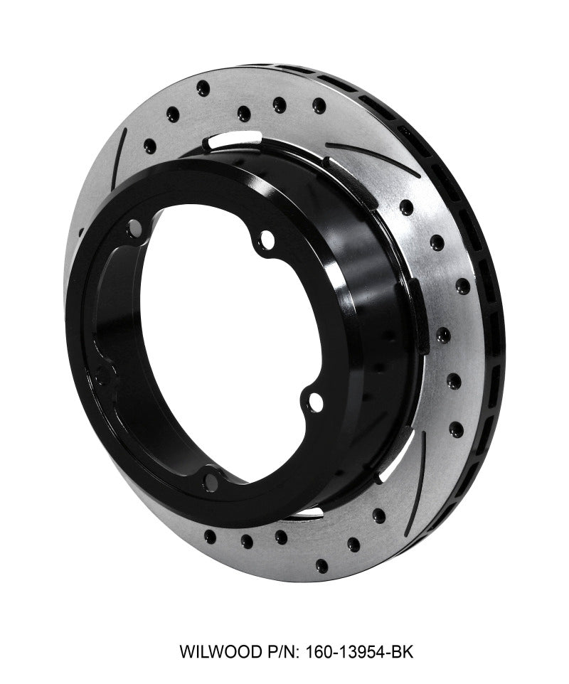 WIL Rotors - Wilwood Rotor-1.91in Offset-SRP-BLK-Drill-RH 11.00 x .810 - 5 x 5.75in Floater