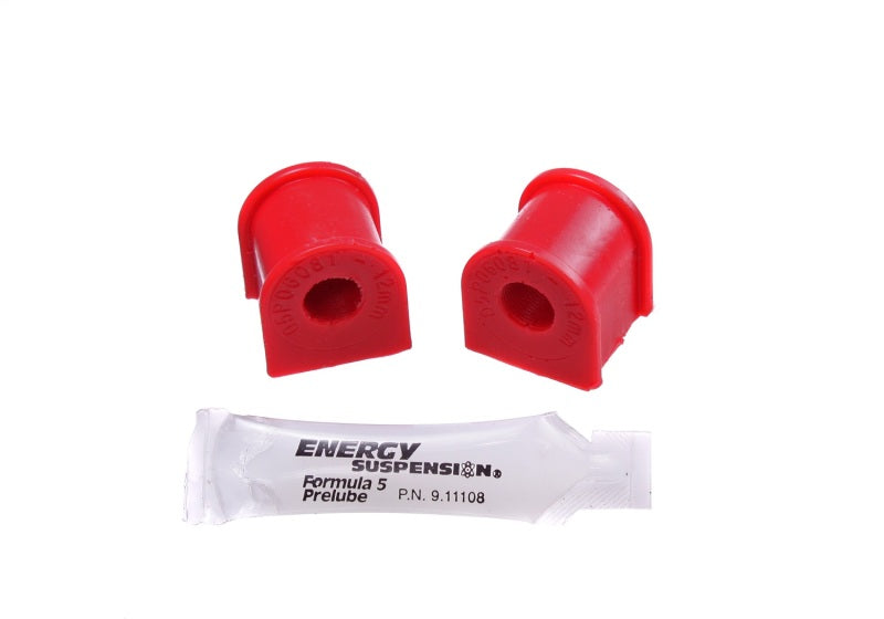 ES Sway Bar Bushings - Red - Energy Suspension 06-11 Honda Civic (Excl Si) 12mm Rear Sway Bar Bushings - Red