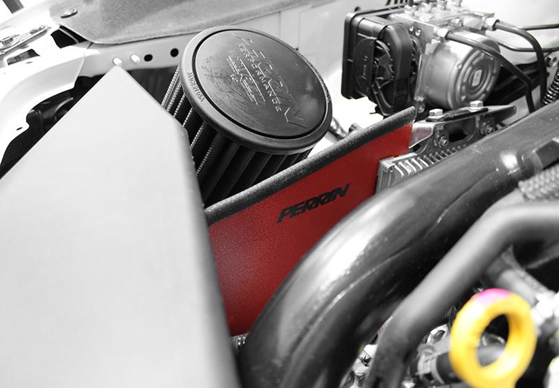 PA Cold Air Intake - PERRIN 15-21 Subaru WRX Cold-Air Intake w/Heatshield - Red