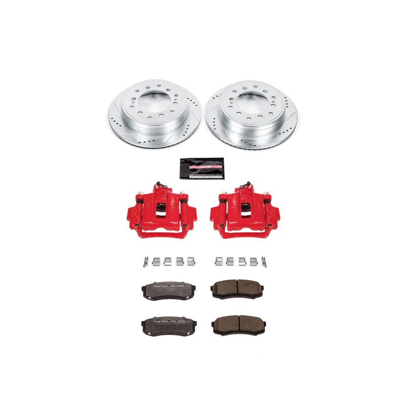 PSB Z36 Truck & Tow Kit w/Cals - Power Stop 10-14 Toyota FJ Cruiser Rear Z36 Truck & Tow Brake Kit w/Calipers