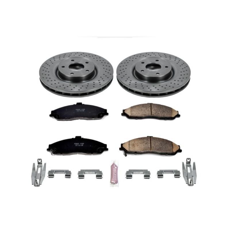PSB Autospecialty Kit - Power Stop 06-09 Cadillac XLR Front Autospecialty Brake Kit