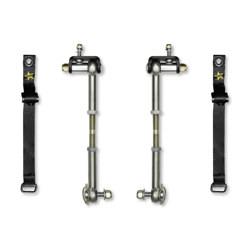 RKR Sway Bar End Links - Rock Krawler 97-06 Jeep Wrangler TJ & Unlimited LJ Pro Disconnects - Front