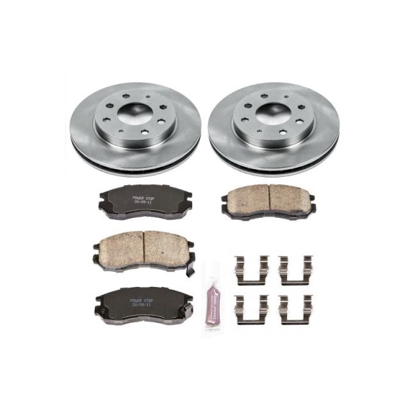 PSB Autospecialty Kit - Power Stop 93-95 Eagle Summit Front Autospecialty Brake Kit