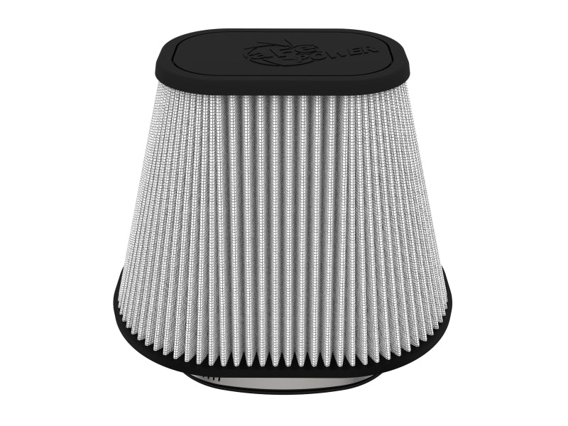 AFE Universal Pro Dry S Filter - aFe Track Series Intake Pro DRY S Air Filter (6-1/8x4-1/8)IN F x(9-1/4x7-1/4)IN B x(6x4)IN Tx7-1/8IN