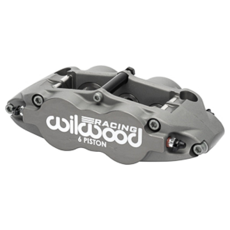WIL Superlite Caliper - Wilwood Caliper Forged Narrow Superlite 6R L/H 1.62in/1.12in/1.12in Pistons .38in Rotor - Anodized