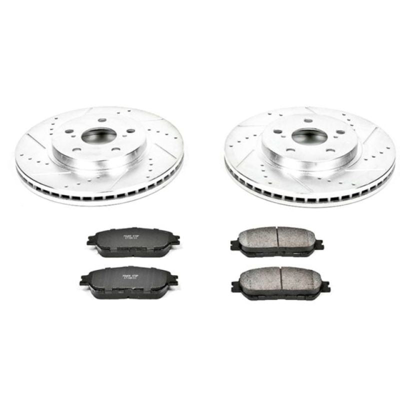 PSB Z23 Evolution Kit - Power Stop 05-07 Toyota Avalon Front Z23 Evolution Sport Brake Kit