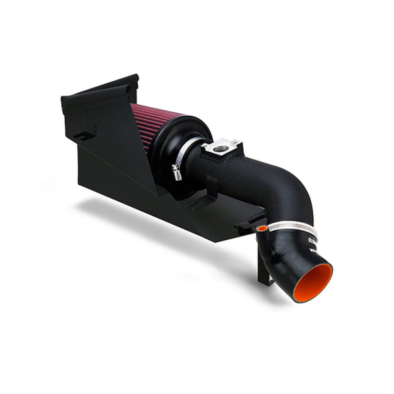 MM Air Intakes - Mishimoto 06-11 Honda Civic Si Performance Air Intake w/ Heat Shield - Wrinkle Black