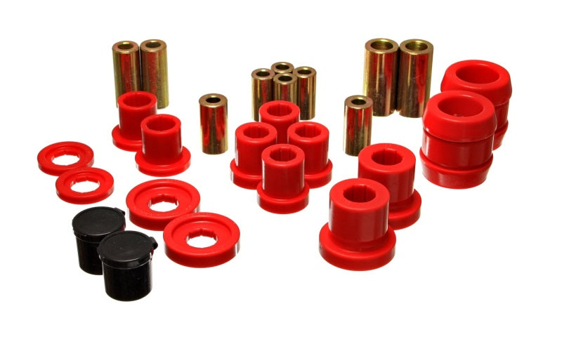 ES Cntrl Arm Bushings - Red - Energy Suspension 00-09 Honda S2000 Red Front End Control Arm Bushing Set