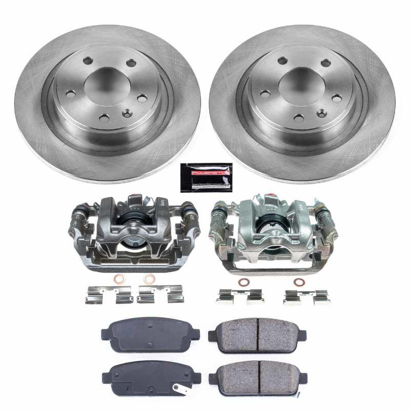 PSB Autospecialty Kit w/Cals - Power Stop 14-16 Cadillac ELR Rear Autospecialty Brake Kit w/Calipers